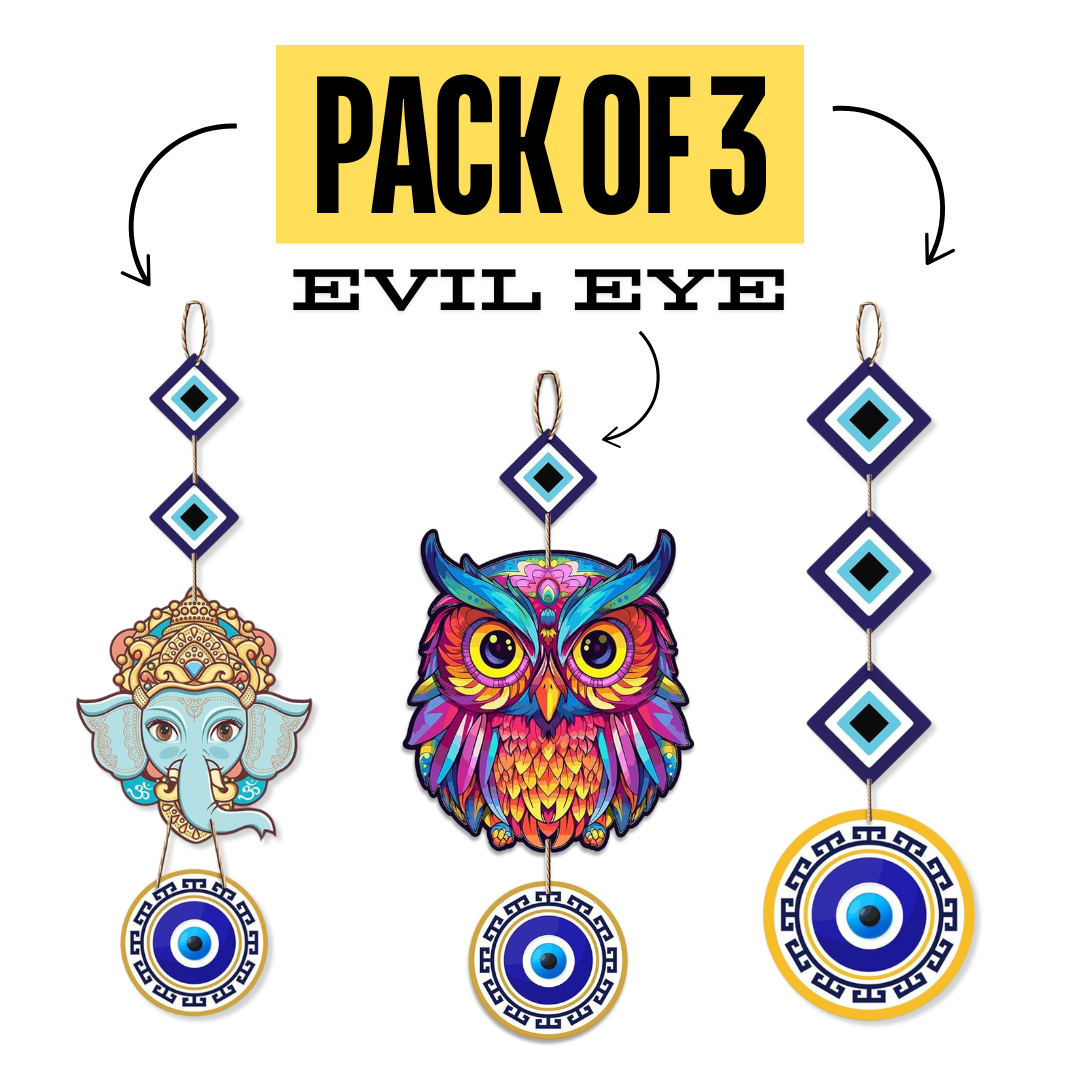 3 Vastu Protector Wooden Wall Hangings