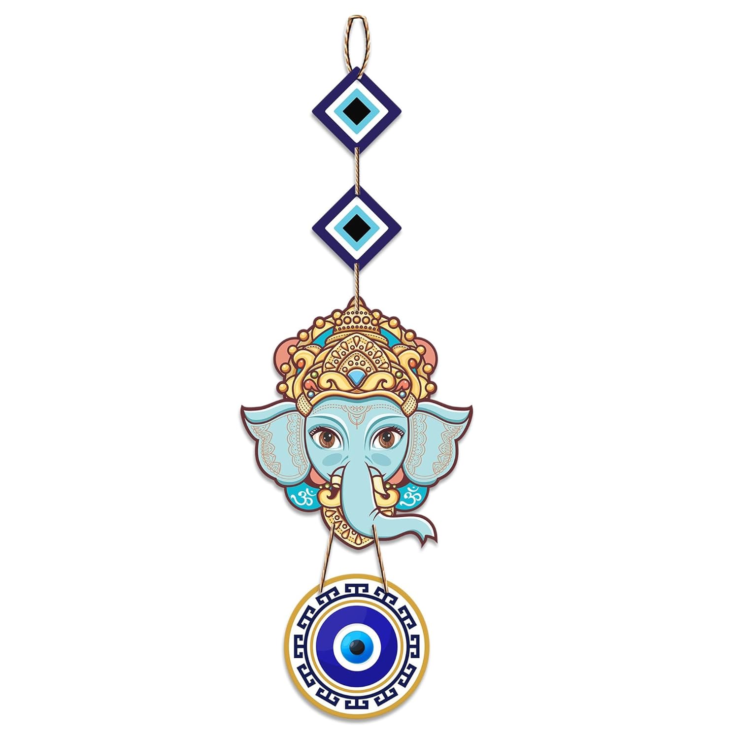 Shri Ganesh Protection Evil Eye Wall Hanging