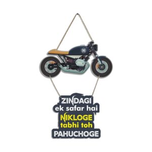 Zindagi Ek Safar Hai Wooden Wall Hanging
