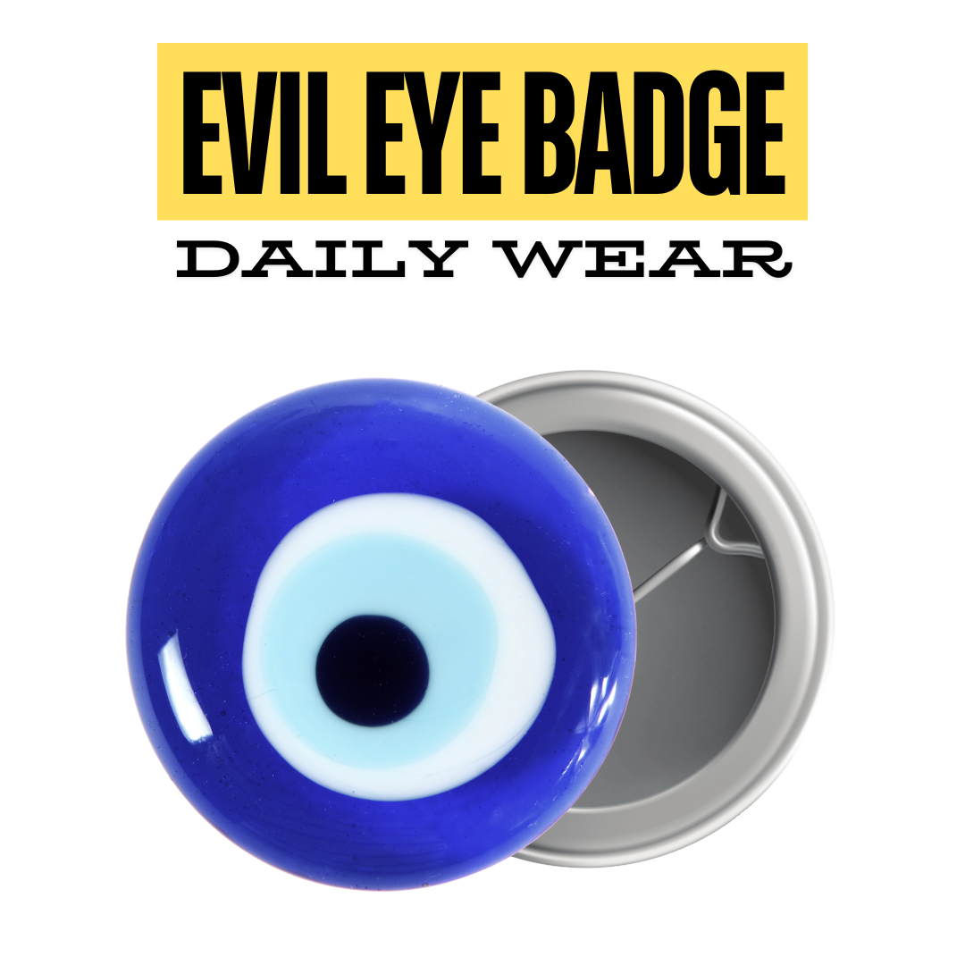 Evil Eye Protection Pin Badge
