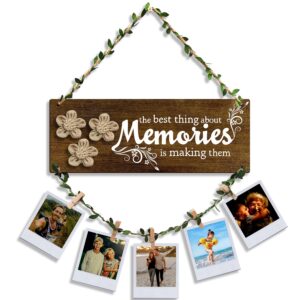 Photo Memories Wooden Wall Hanging