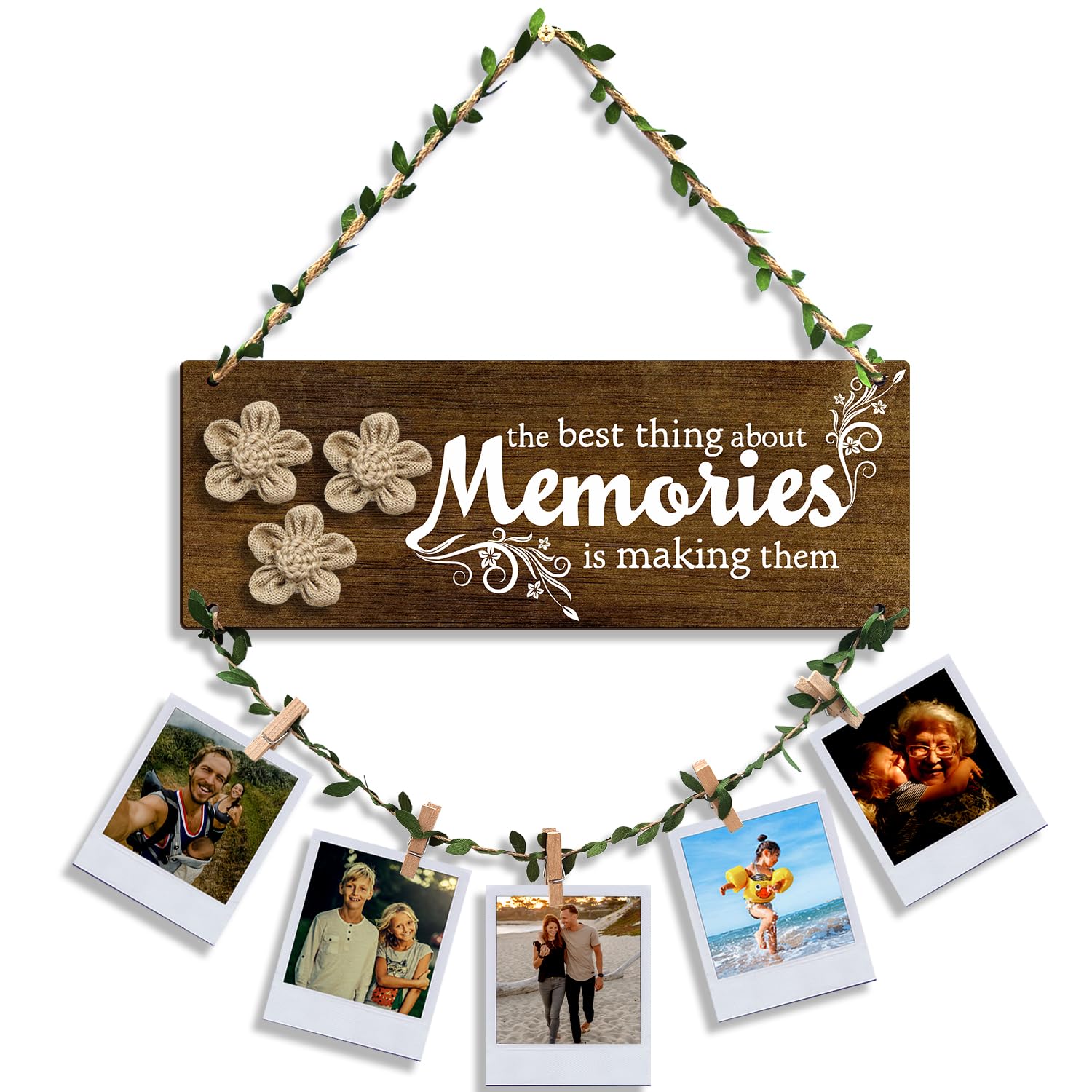 Photo Memories Wooden Wall Hanging