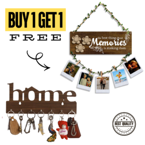 Buy 1 Get 1 Free - Memories Decorative Wooden Wall Hanging