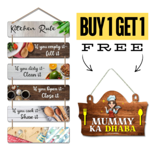 Buy 1 Get 1 Free - Kitchen Decorative Wooden Wall Hangings
