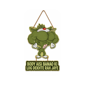 Jack Bodybuilding Decorative Wooden Wall Hanging