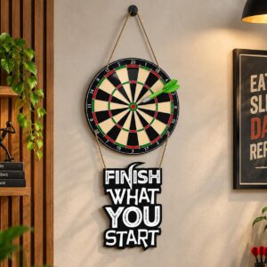 Finish What You Start Wooden Wall Hanging