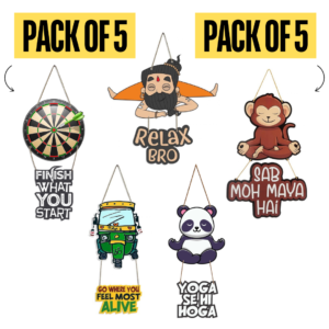 5 Chill & Quirky Decorative Wooden Wall Hangings