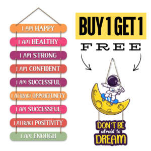 Buy 1 Get 1 Free - Daily Affirmation Wooden Wall Hangings
