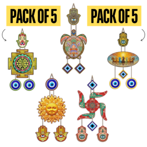 5 Vastu Energy Wooden Wall Hangings